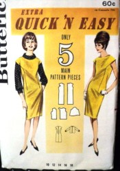 3028 EZ 60 BK BUTTON BLOUSE, DRESS, JUMPER PATTERN 12, 16